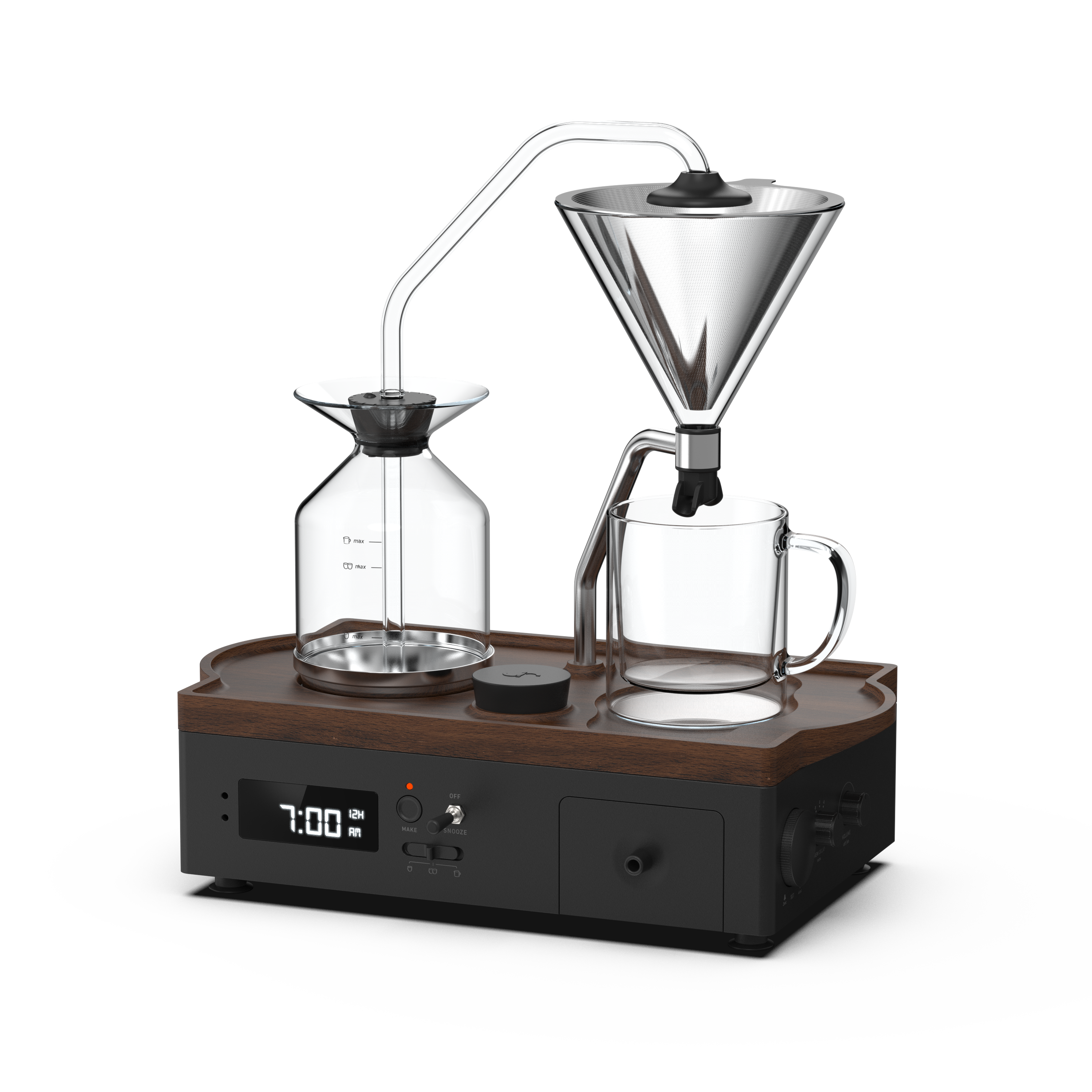 Barisieur™ Grande: Coffee & Tea Alarm Clock