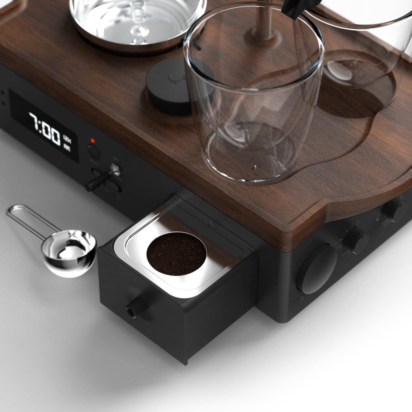 Barisieur™ Grande: Coffee & Tea Alarm Clock