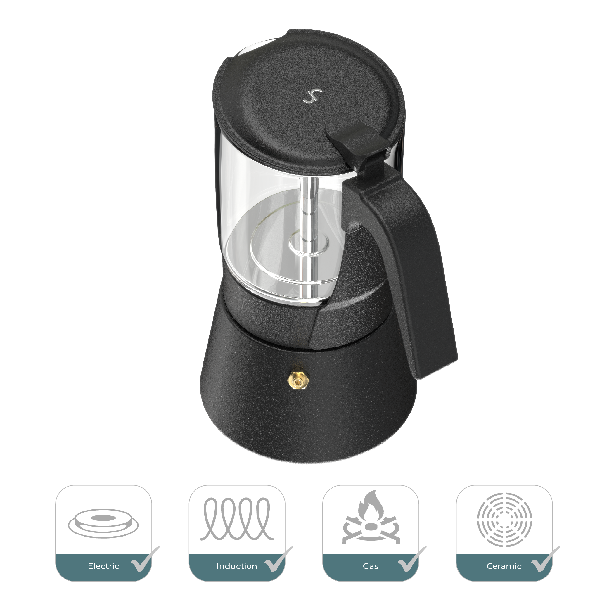 ClearBrew™ Moka Pot