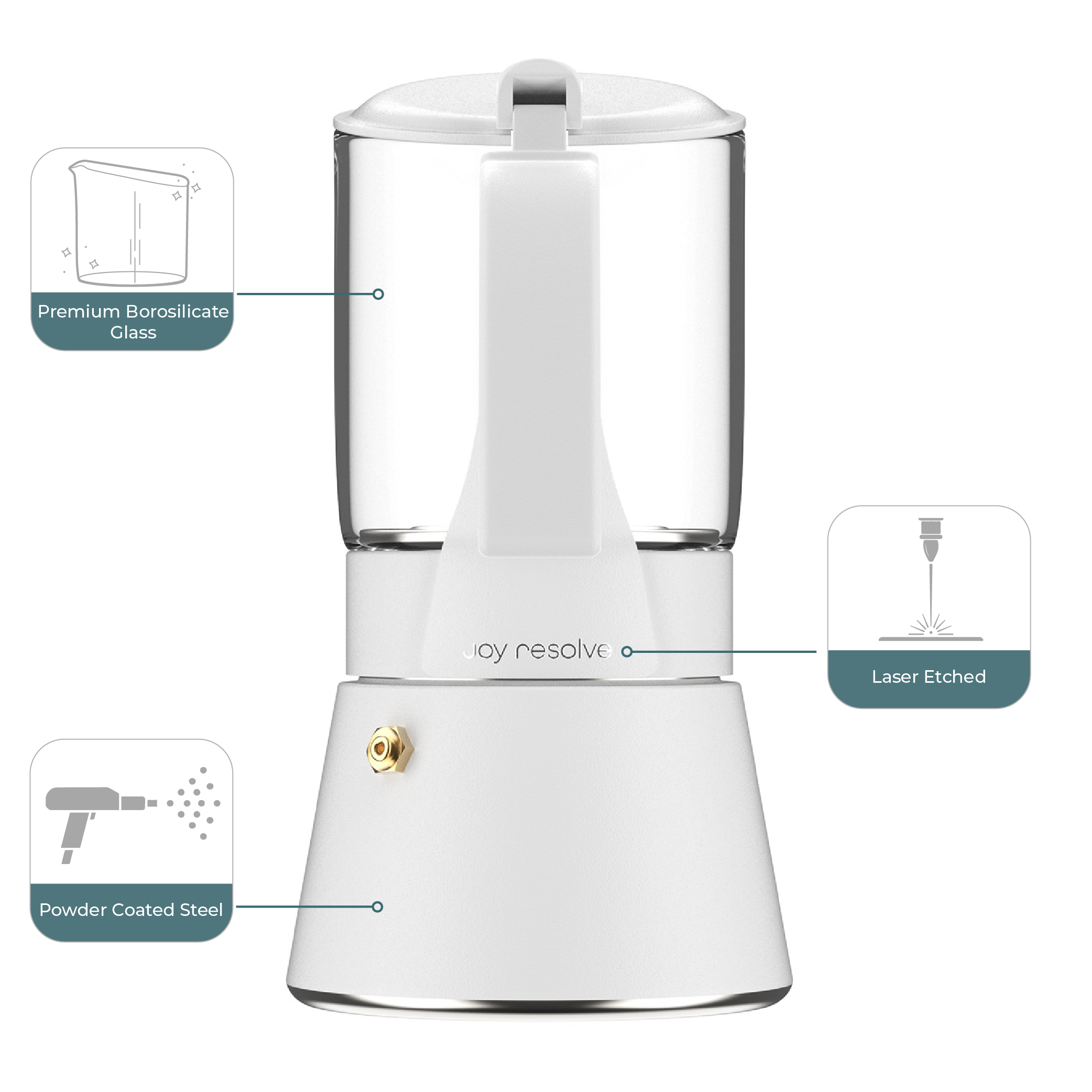 ClearBrew™ Moka Pot